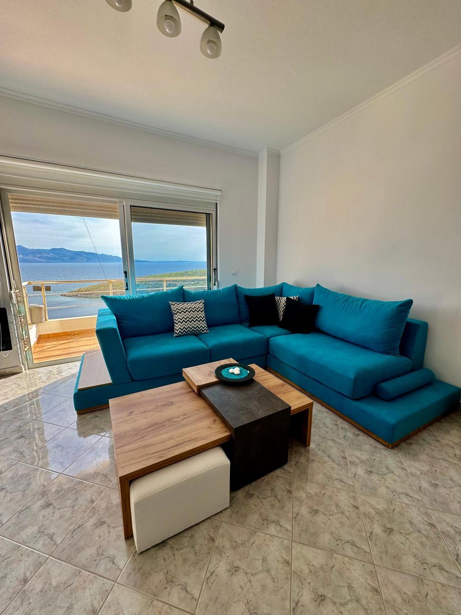Comfy Blue Sarande Apartment Екстериор снимка